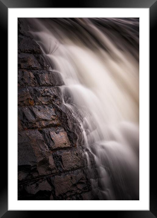 Flowing water Framed Mounted Print by Dean Merry