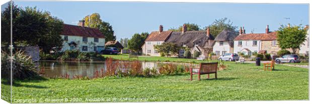 Haddenham Village Canvas Print by Graeme B