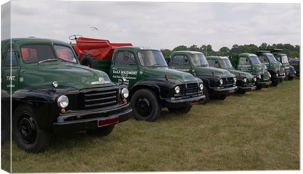 Classic Bedfords Canvas Print by Mike Streeter