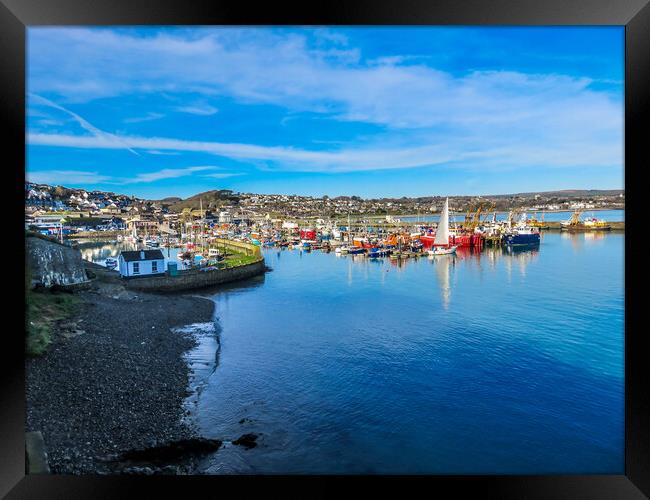 The Soul of Newlyn Harbour Framed Print by Beryl Curran