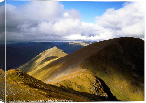 Beinn Fhionnlaidh Canvas Print by Adrian Snowball