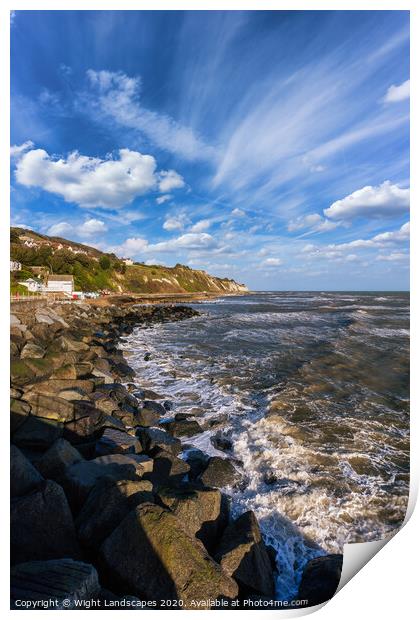 Wheelers Bay Ventnor Print by Wight Landscapes