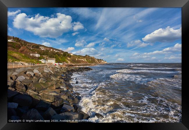 Wheelers Bay Ventnor Isle Of Wight Framed Print by Wight Landscapes