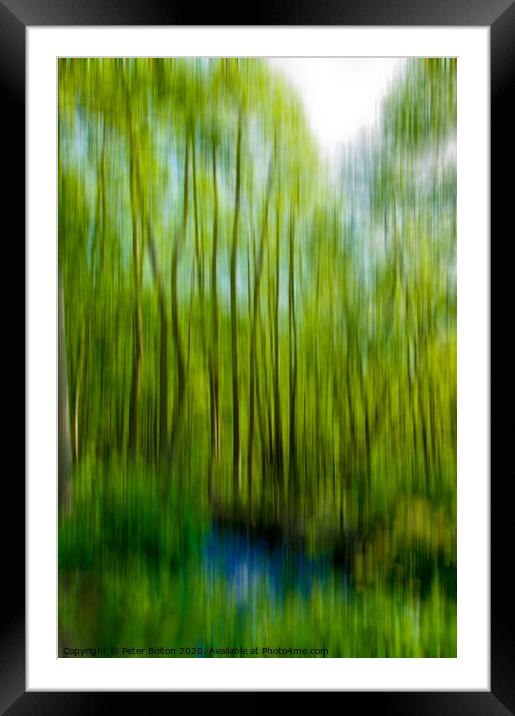 Abstract  Framed Mounted Print by Peter Bolton