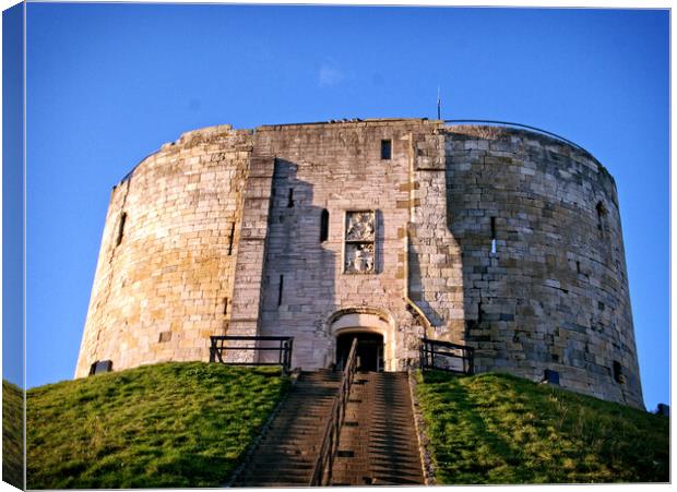 Cliffords Tower Canvas Print by Martin Smith