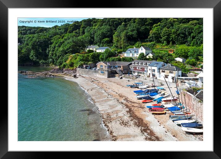 Cawsand Cornwall Framed Mounted Print by Kevin Britland