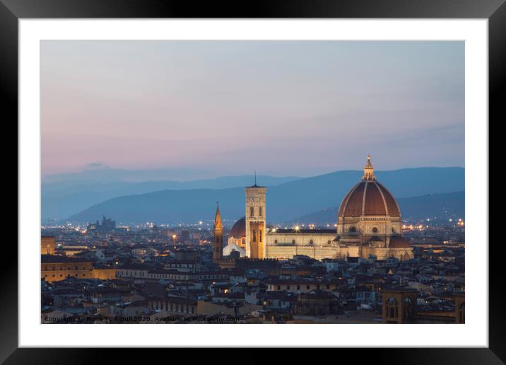 Enchanting Florence! Framed Mounted Print by Fiona Turnbull