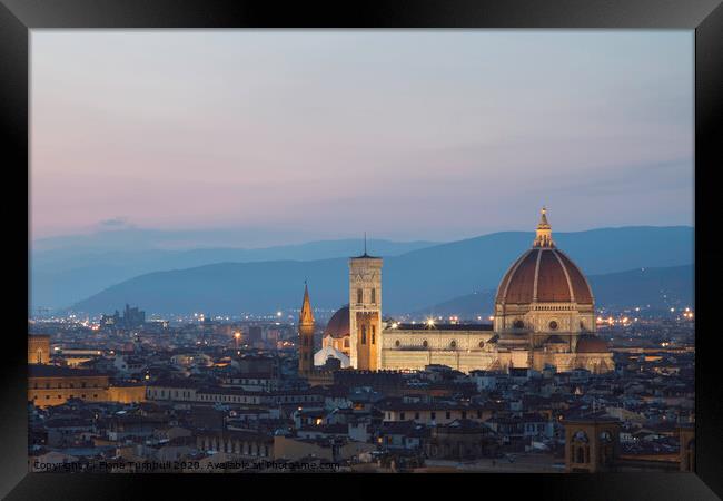 Enchanting Florence! Framed Print by Fiona Turnbull