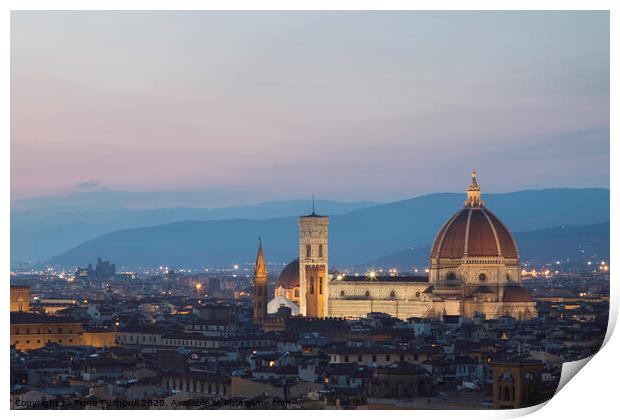 Enchanting Florence! Print by Fiona Turnbull