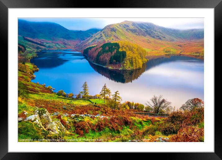 Early morning, Haweswater Framed Mounted Print by geoff shoults