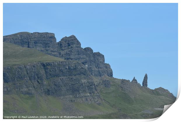 Old Man of Storr Print by Paul Leviston