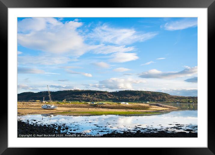 Incoming tide in Red Wharf Bay Anglesey Framed Mounted Print by Pearl Bucknall