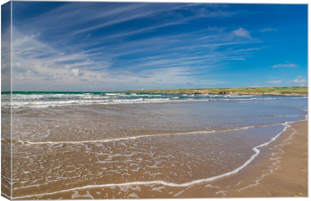 Aberffraw Beach, Anglesey, Wales. Canvas Print by Colin Allen