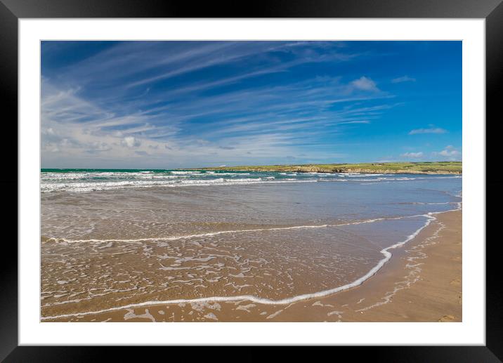 Aberffraw Beach, Anglesey, Wales. Framed Mounted Print by Colin Allen