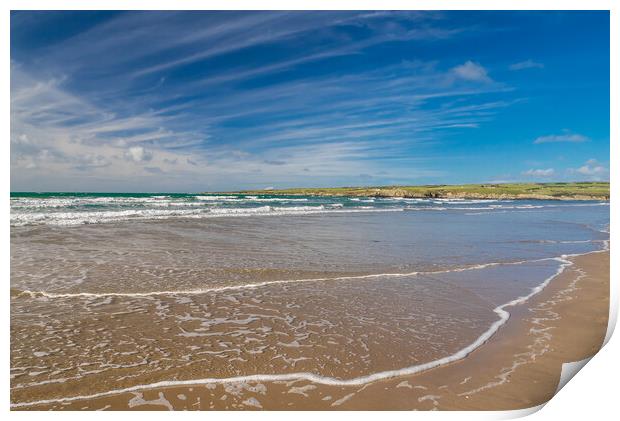 Aberffraw Beach, Anglesey, Wales. Print by Colin Allen