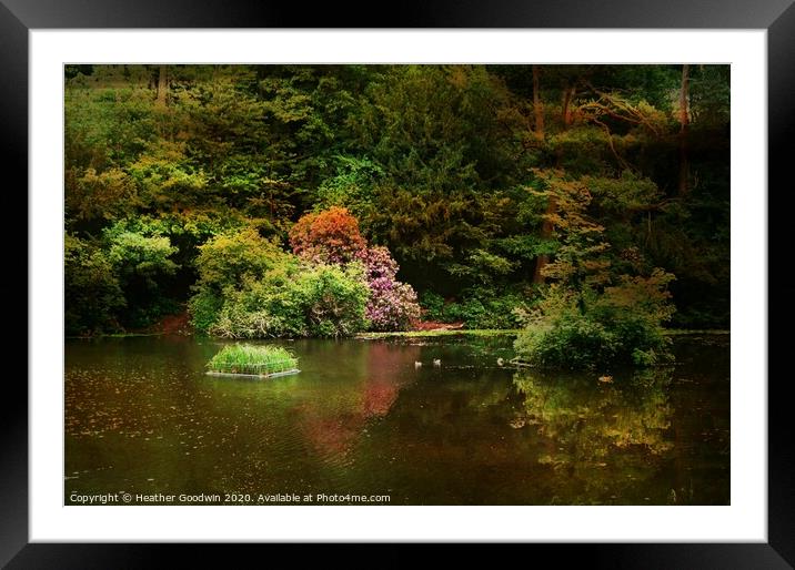 Serene Waters Framed Mounted Print by Heather Goodwin