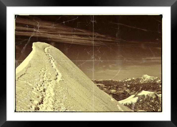 Summit Ridge Framed Mounted Print by Colin Woods
