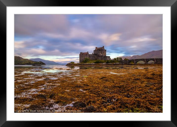 Scottish Highlands, Eilean Donan Castle Framed Mounted Print by KJArt 