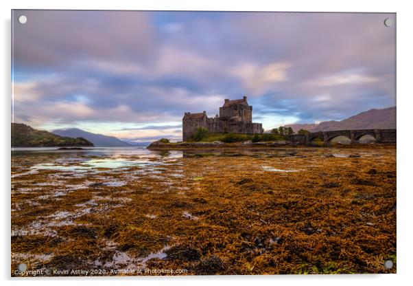 Scottish Highlands, Eilean Donan Castle Acrylic by KJArt 
