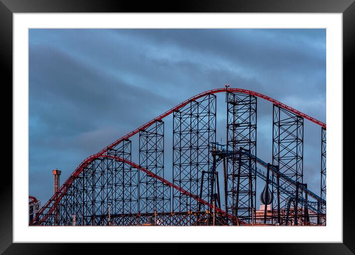 The Big One, Blackpool Framed Mounted Print by Wendy Williams CPAGB