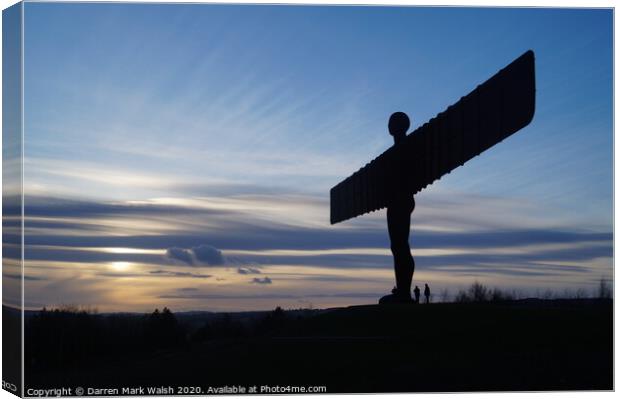 Angel of the North 1 Canvas Print by Darren Mark Walsh