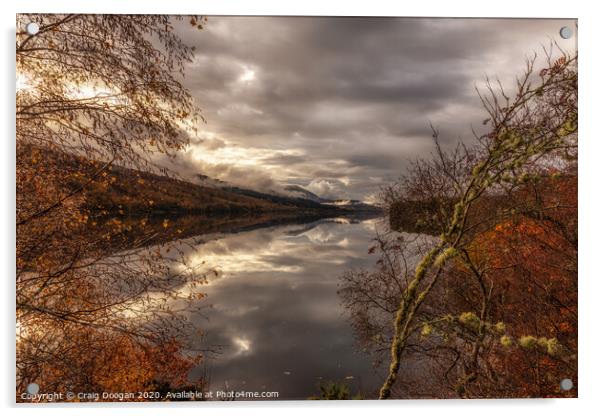 Loch Tummel View Acrylic by Craig Doogan