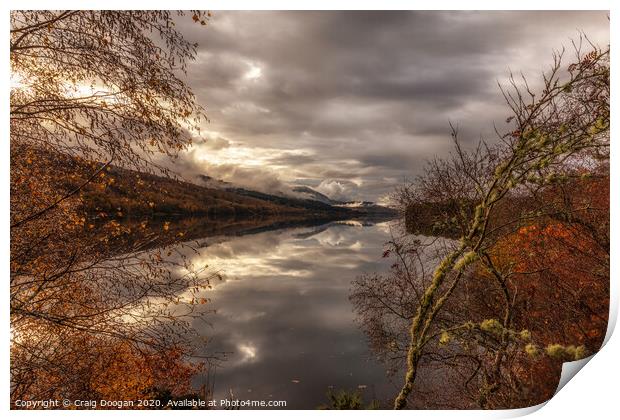Loch Tummel View Print by Craig Doogan