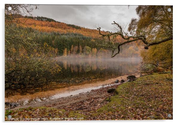 Loch Tummel  Acrylic by Craig Doogan