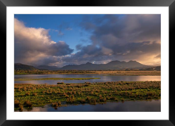 Britania Terrace, Porthmadog Framed Mounted Print by Sandra Kepkowska