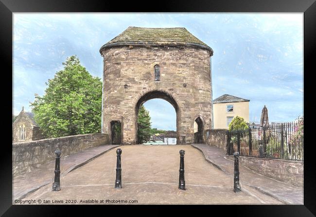 Gateway To Monmouth Digital Art Framed Print by Ian Lewis