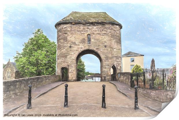 Gateway To Monmouth Digital Art Print by Ian Lewis