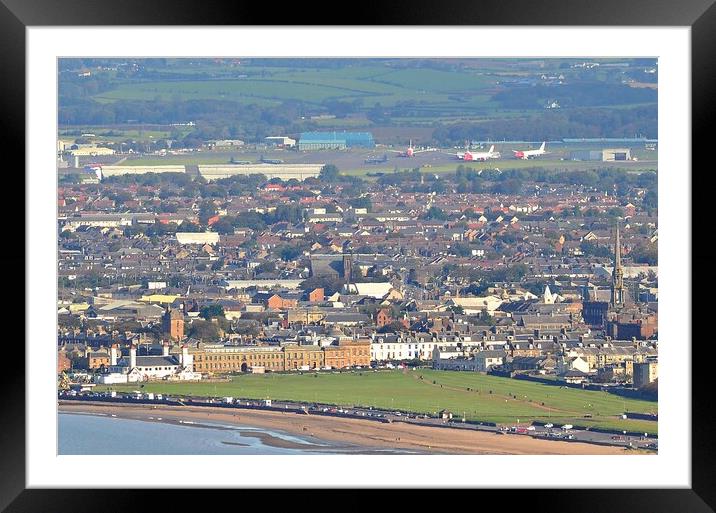 Ayr and beyond   Framed Mounted Print by Allan Durward Photography