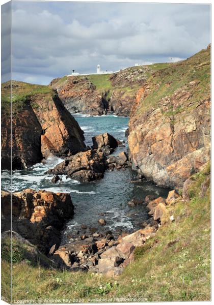 Towards Pendeen Watch Canvas Print by Andrew Ray