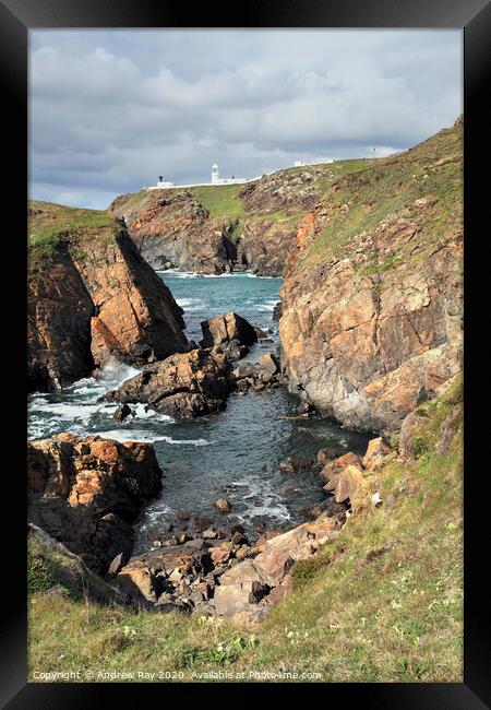 Towards Pendeen Watch Framed Print by Andrew Ray