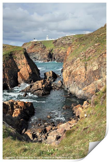 Towards Pendeen Watch Print by Andrew Ray