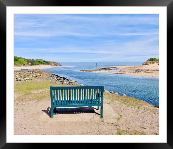 Serenity by the Sea Framed Mounted Print by Beryl Curran