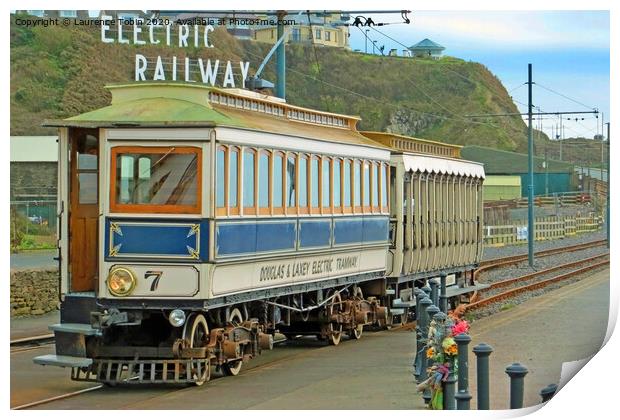 Manx Electric Railway, Isle of Man Print by Laurence Tobin