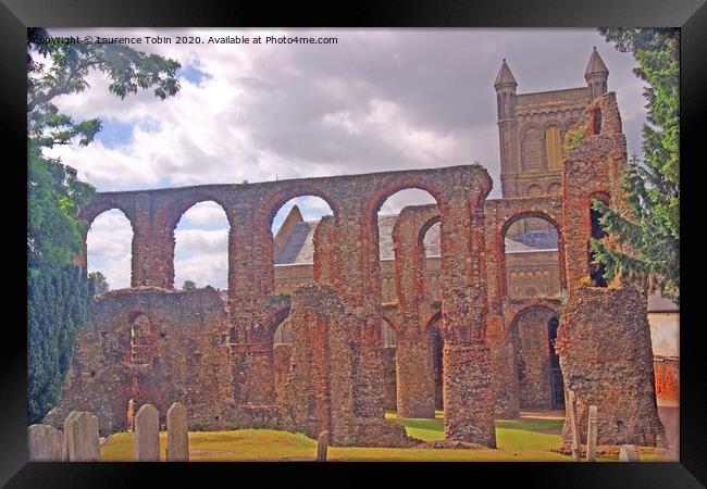 St Botolph’s Priory. Colchester, Essex Framed Print by Laurence Tobin