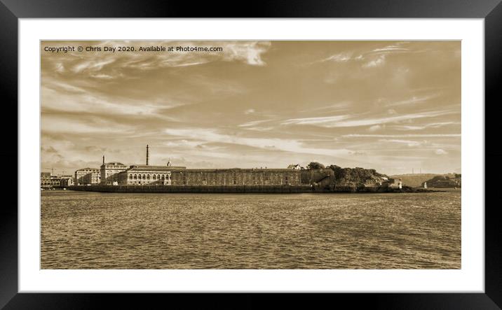 King Williams Yard Plymouth Framed Mounted Print by Chris Day