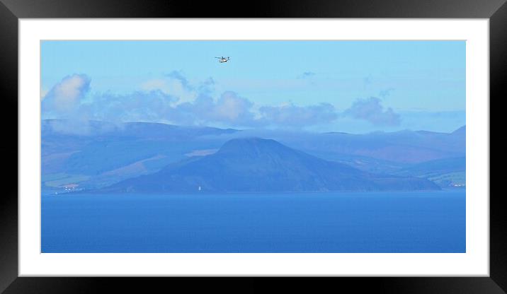 Holy Isle and Arran Framed Mounted Print by Allan Durward Photography