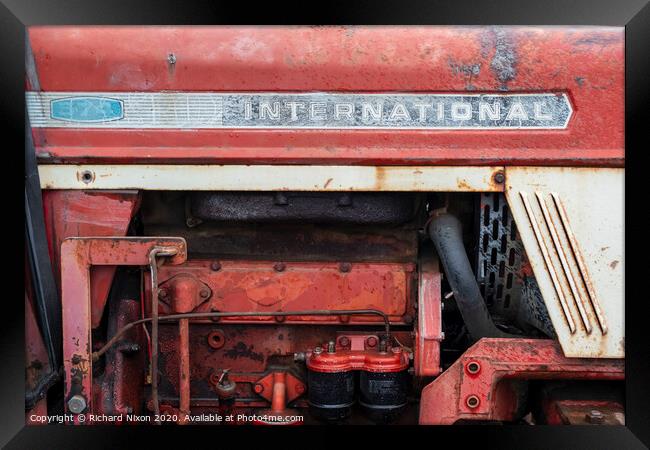 Vintage International 574 Tractor Framed Print by Richard Nixon
