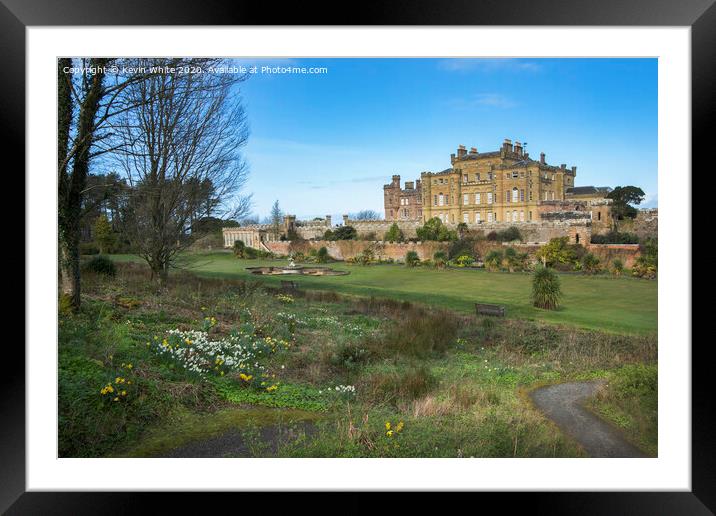 Calzean Castle in Western Scotland Framed Mounted Print by Kevin White