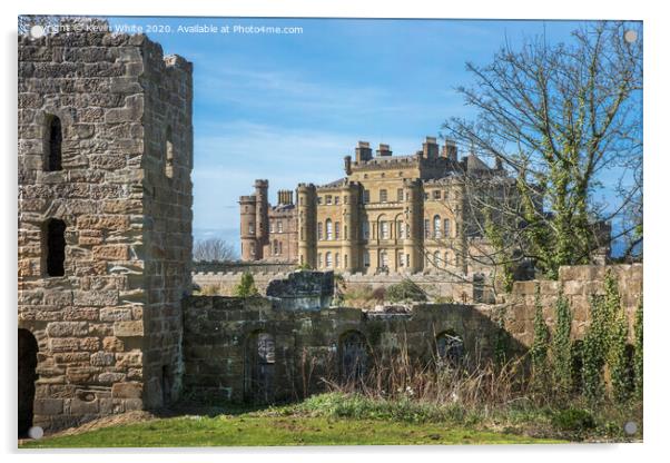 Culzean Castle standing proud  Acrylic by Kevin White