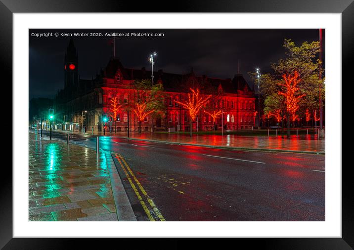 Middlesbrough Remembers Framed Mounted Print by Kevin Winter