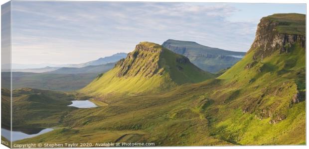 Quiraing Canvas Print by Stephen Taylor