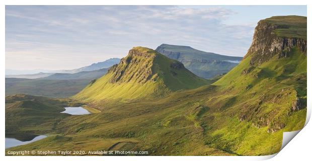 Quiraing Print by Stephen Taylor