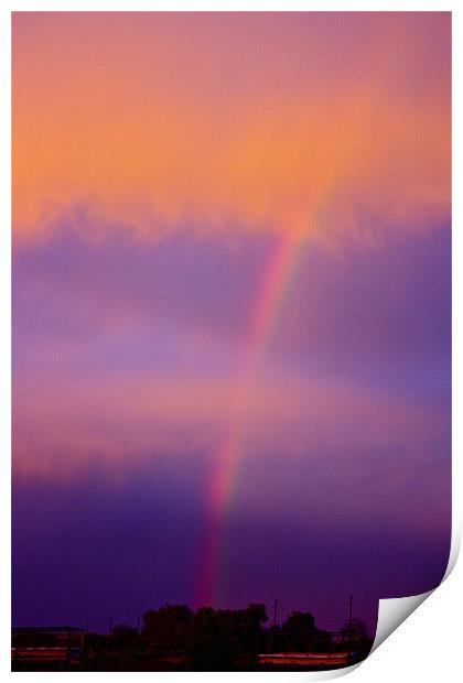 Evening Rainbow Print by Irina Walker