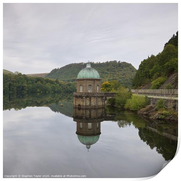 The elan valley Print by Stephen Taylor