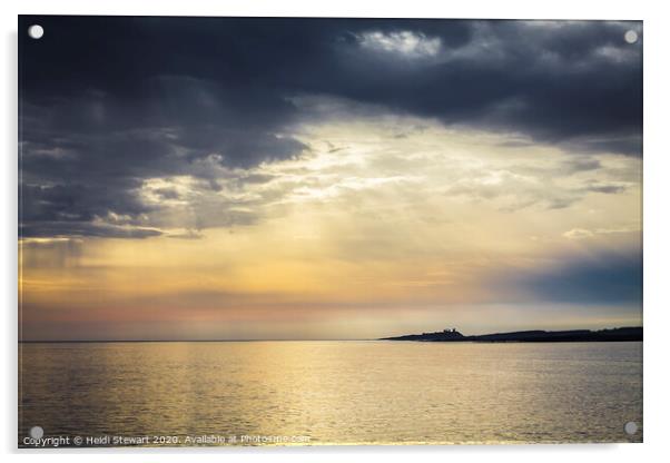 Northumberland Sea Views Acrylic by Heidi Stewart