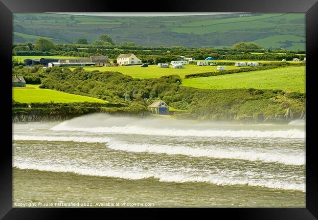 The Cwm old lifeboat station  Framed Print by Julie Tattersfield